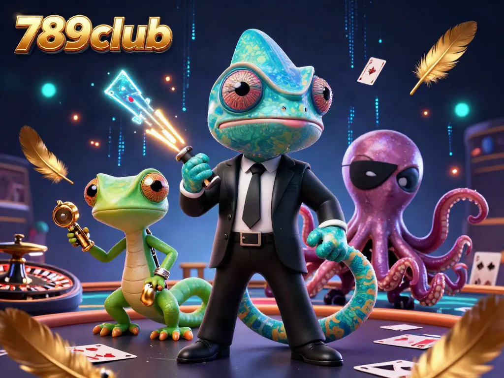 Immerse in the vivid gameplay of 789club where vibrant characters and casino elements create an exciting gambling scene.