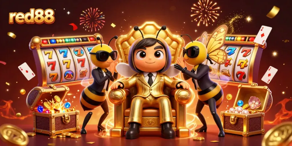 Discover winning strategies at red88 with vibrant slot game visuals and dynamic casino atmosphere.