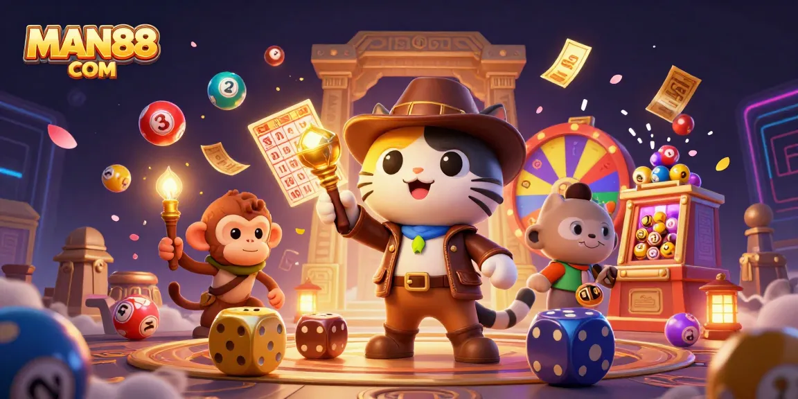Engage with the exciting world of MAN88 COM while exploring gaming treasures, vibrant lottery elements, and a thrilling casino adventure.