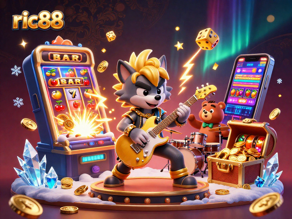 Experience rich gameplay action with ric88 in this vibrant casino scene of winning moments.