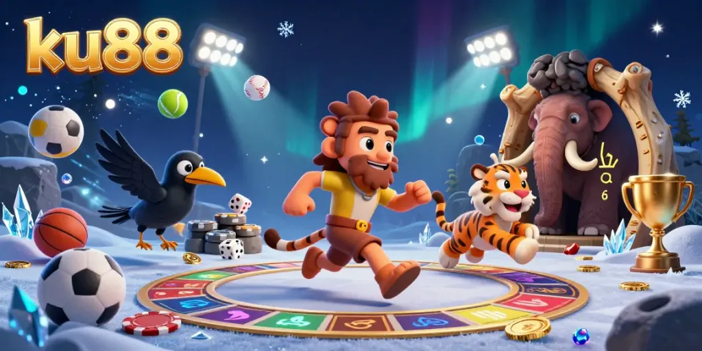 Engage with thrilling ku88 casino action featuring unique prehistoric characters and dynamic sports betting elements.