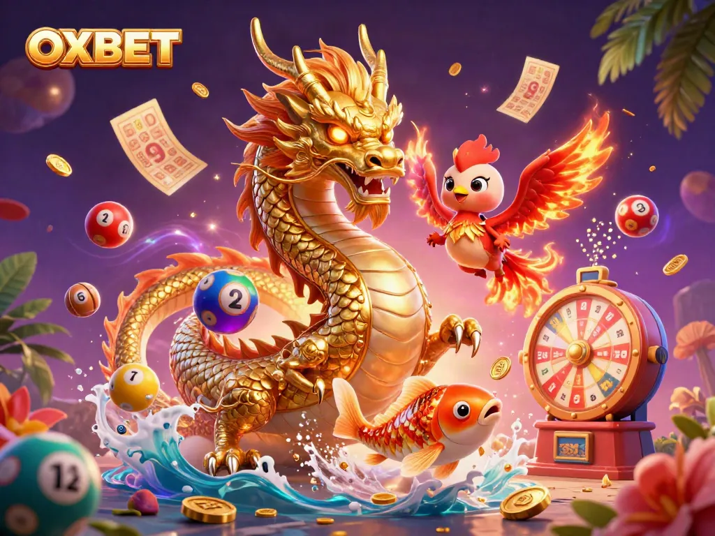 Experience exciting gameplay at OXBET with vibrant dragons and dynamic game elements.
