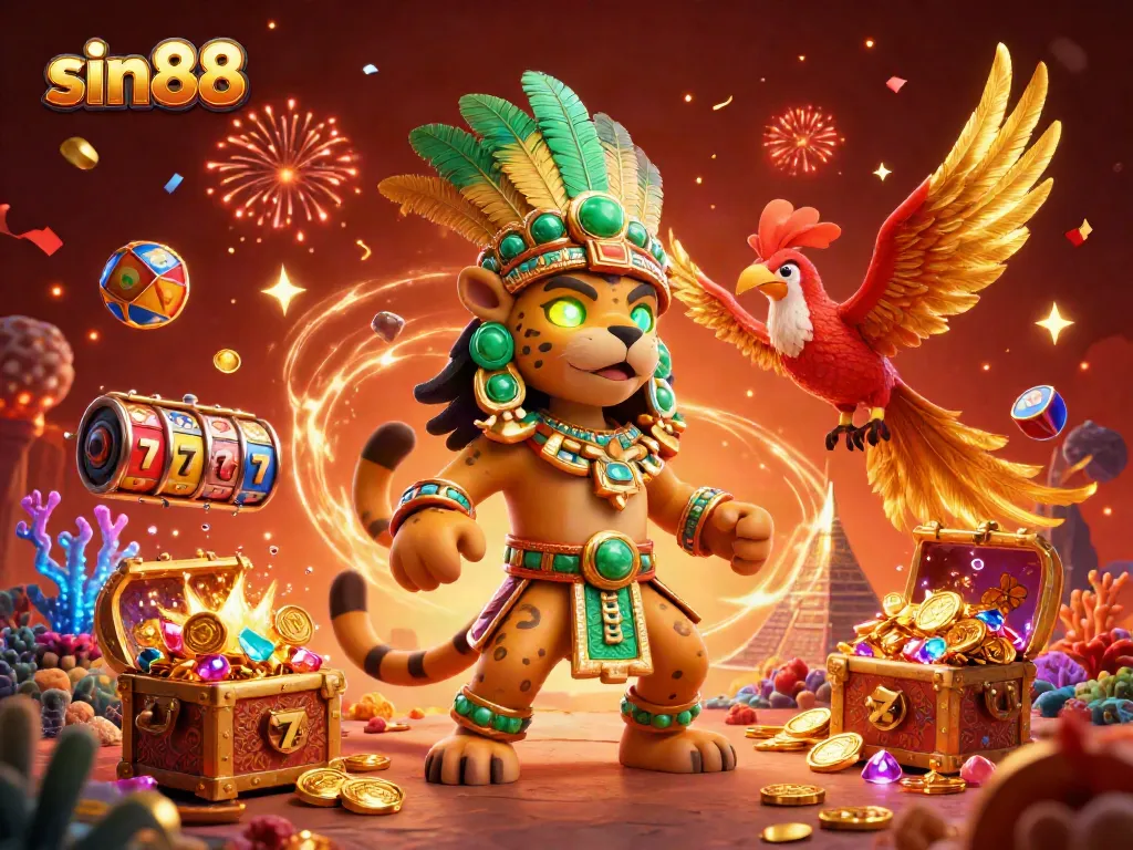Play thrilling slots and win big at sin88 with exciting casino characters and vibrant elements.