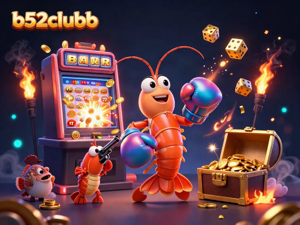 Experience the excitement of b52clubb with a thrilling jackpot explosion, featuring unique casino characters and rich graphics.