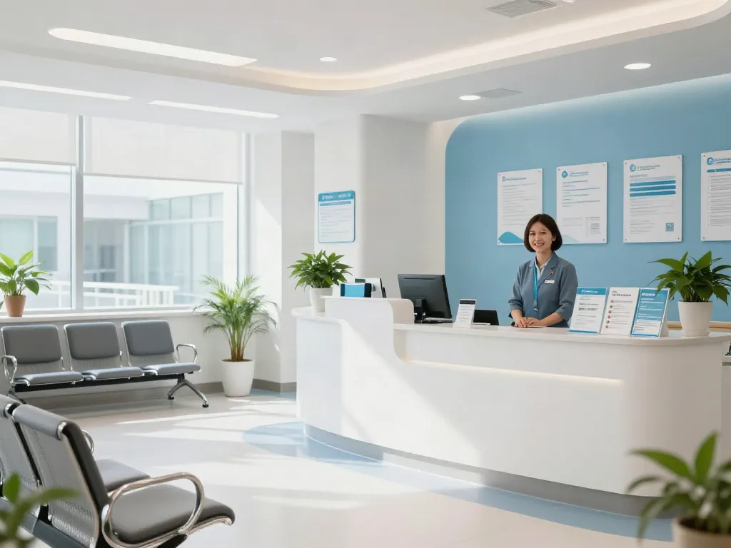 Situs toto services in a healthcare setting, showcasing a medical clinic focused on patient care and wellness.