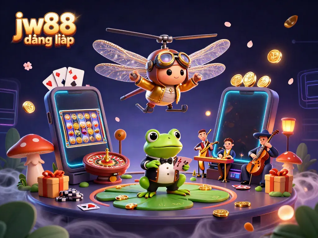 Engage with jw88 đăng nhập for a thrilling casino experience featuring dynamic scenes of gaming excitement.